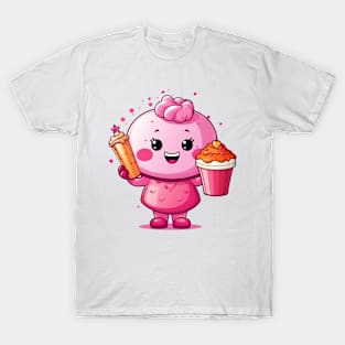 kawaii Ice cream  T-Shirt cute Candy food gilrl T-Shirt